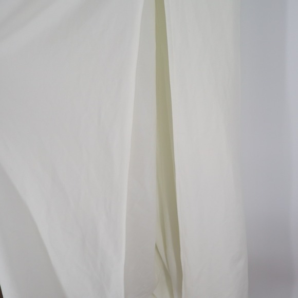 Lulus Eternally Beloved Maxi Dress Womens XL White Mesh Off-the-Shoulder Pearl - Picture 5 of 9